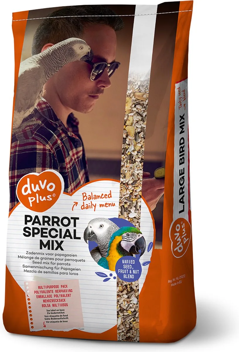 Binnenvogelvoer - Vogel - Papegaai Speciaal Mix 12,5kg - 1st von Duvo+ – Produktfoto