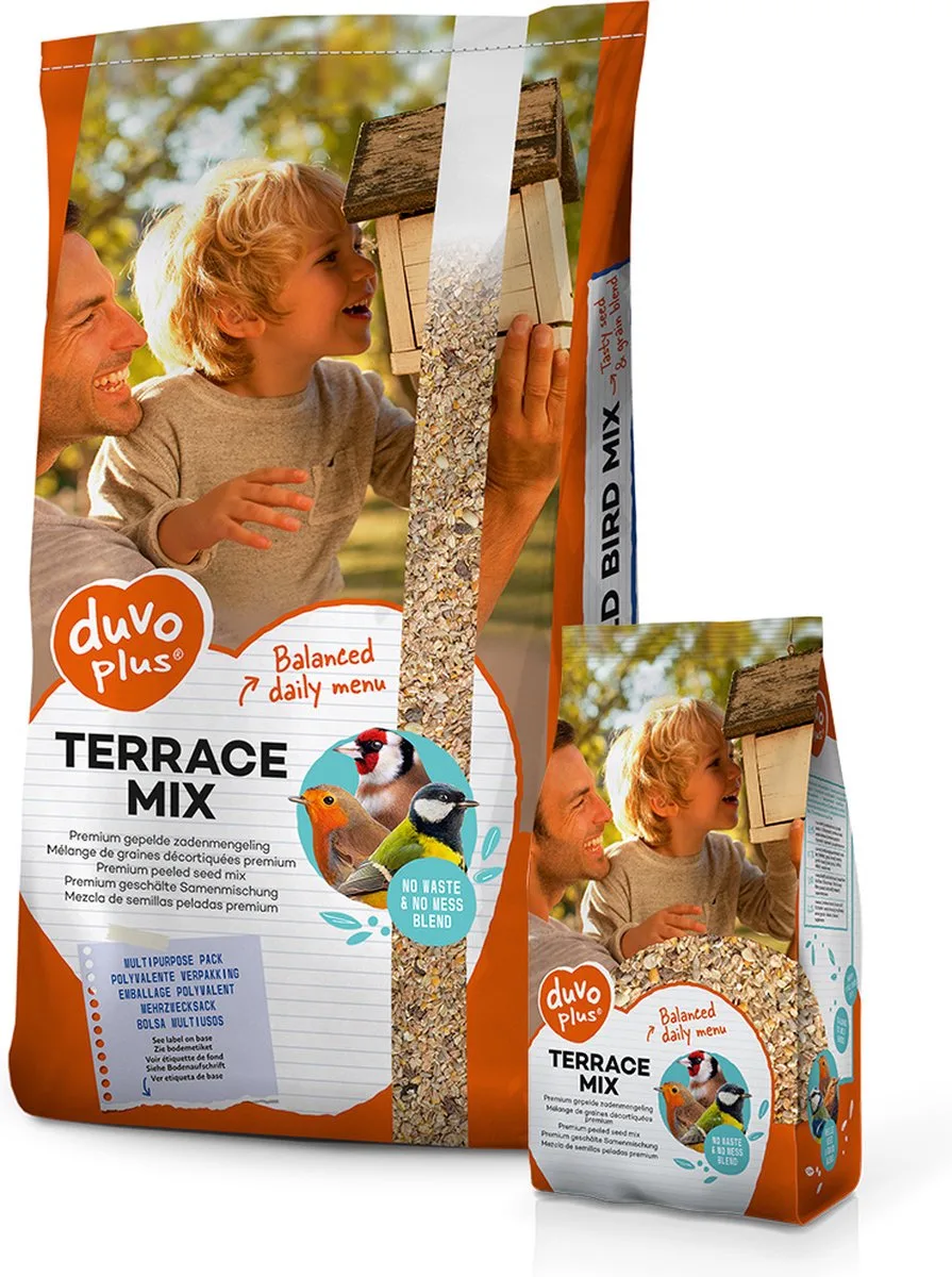 Binnenvogelvoer - Vogel - Terrace Mix 4kg - 1st von Duvo+ – Produktfoto