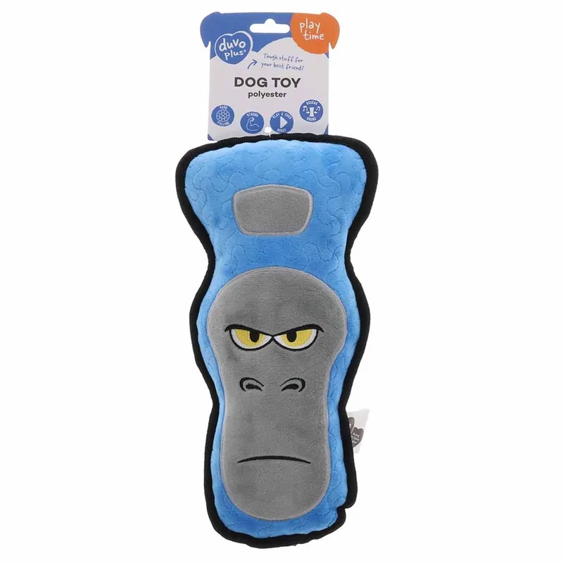 Boze Gorilla - Stevig Hondenspeeltje von Duvo+ in Blau – Produktfoto