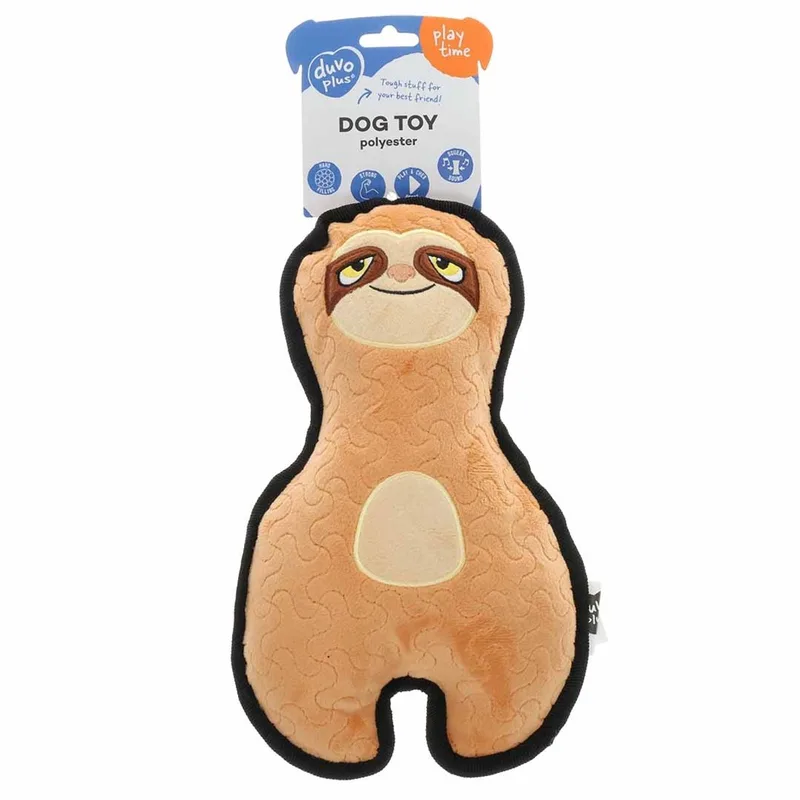 Boze Luiaard - Stevig Hondenspeeltje by Duvo+ in Brown – product photo
