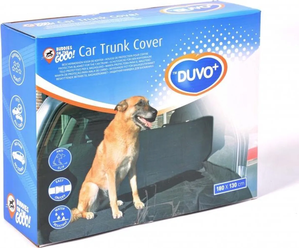 buddies on the go! Achterbank Beschermhoes - Autohoes Hond - Waterdicht & Anti-slip - Deelbaar met Rits - 180x130cm von Duvo+ in <> – Produktfoto