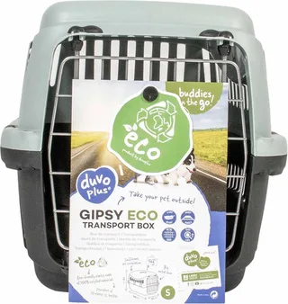 buddies on the go! Gipsy ECO Transportbox - Reismand Kat en Kleine Hond - Metalen Deur - S 46x31x32cm - max. 5kg de Duvo+ en Ice – photo produit 1 sur 4