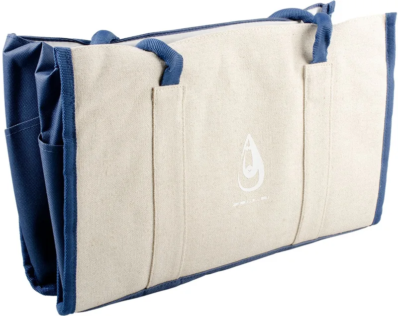 buddies on the go! Saint-Tropez Draagtas Casual - Hondentas voor Kleine Honden tot 6 kg - Linnen Look - 40x22x26cm de Duvo+ en Beige – photo produit