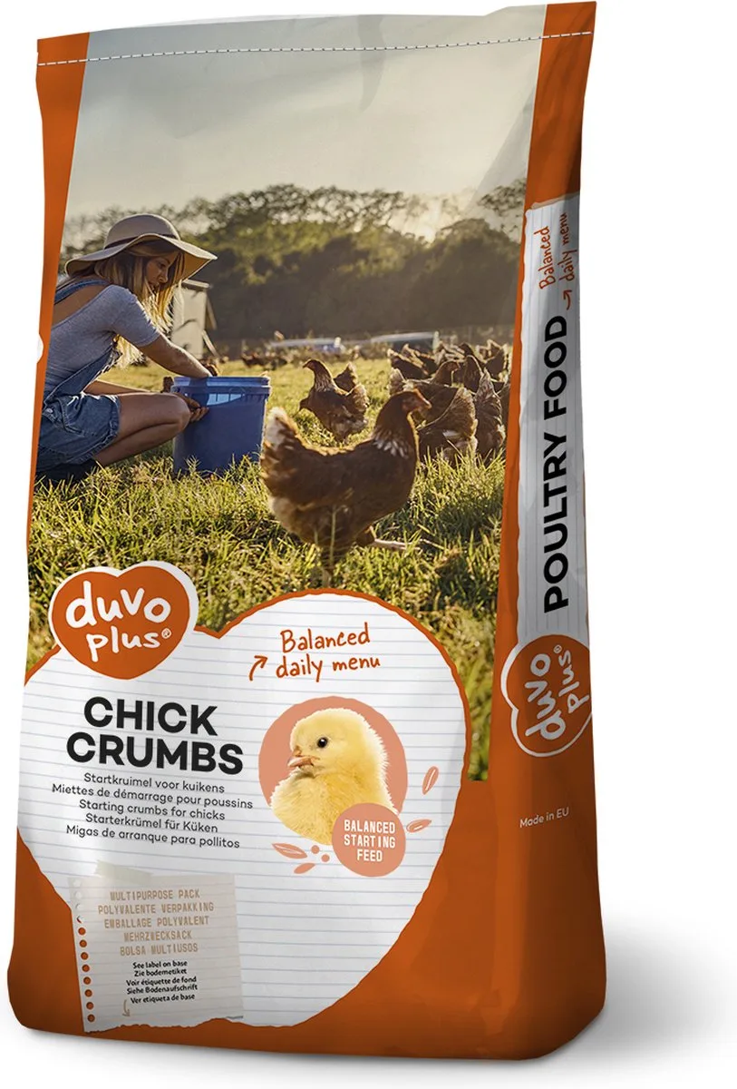 Buitenvogelvoer - Kip - Kuiken Kruimel 20kg - 1st van Duvo+ – productfoto