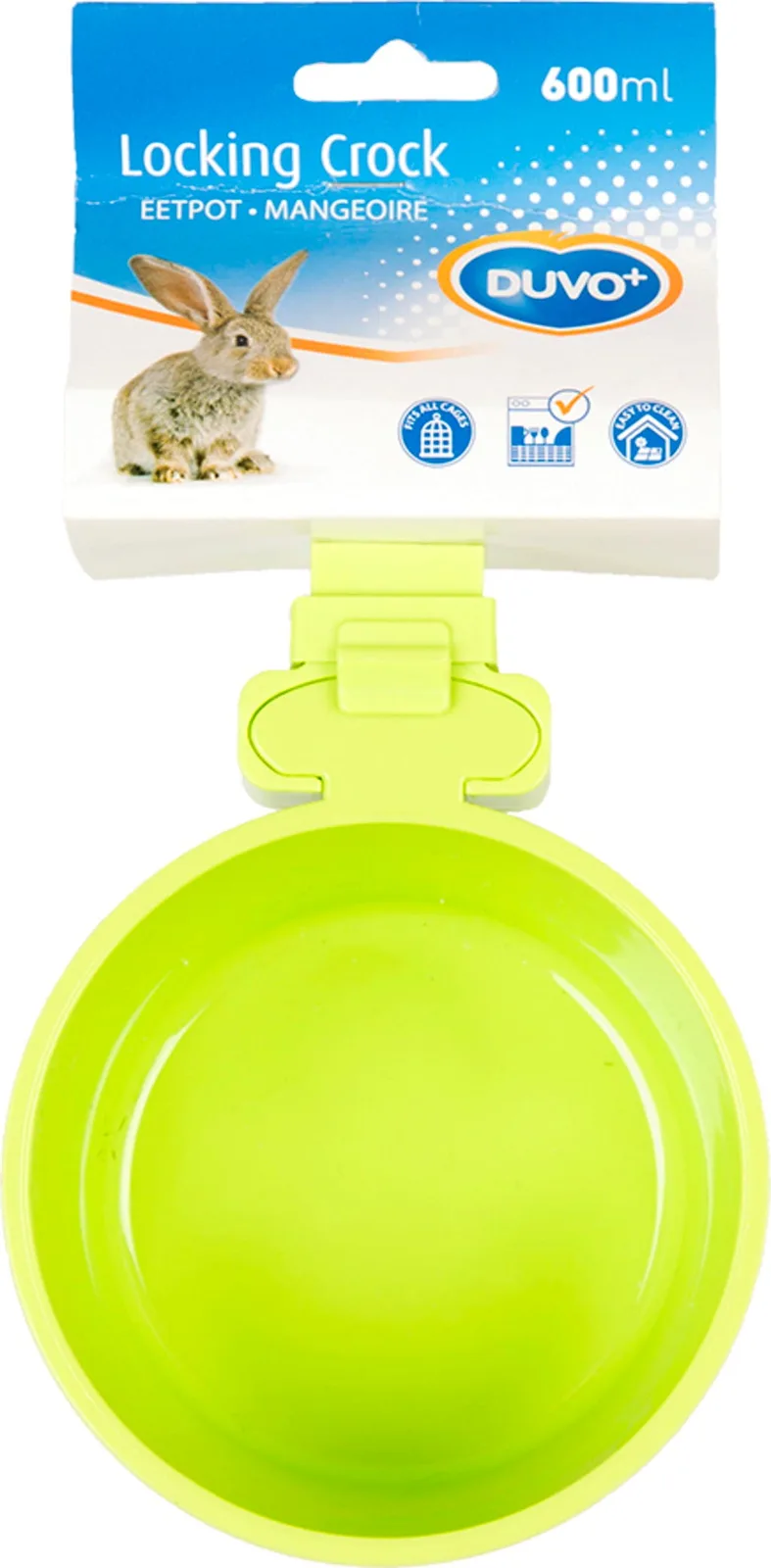 Crock 600 Ml Kunststoff-Nagetierfutter 600 ml de Duvo+ – photo produit