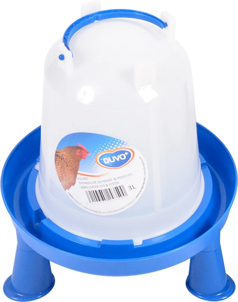 Drinktoren met pootjes - 3L - Blauw by Duvo+ in <> – product photo