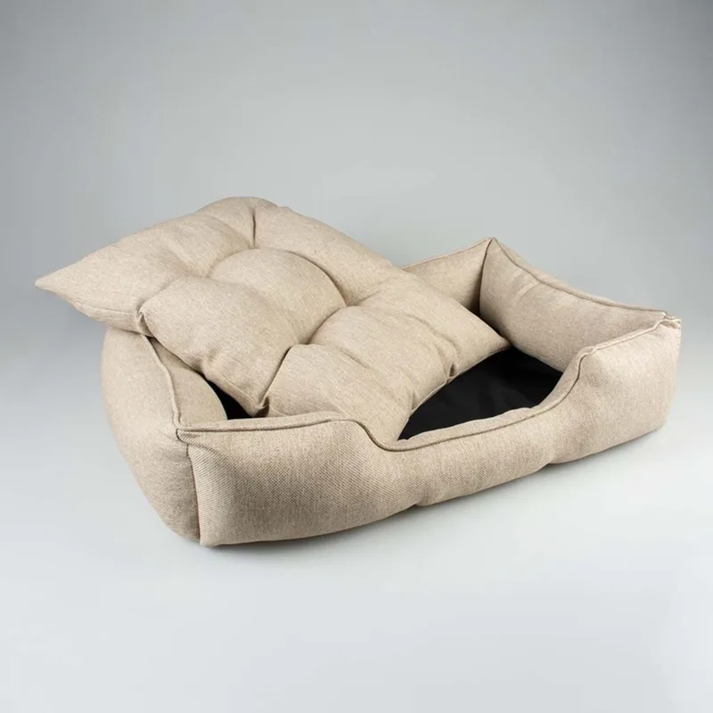 Duratex Hondenbed L-100x70x20cm de Duvo+ en Beige – photo produit