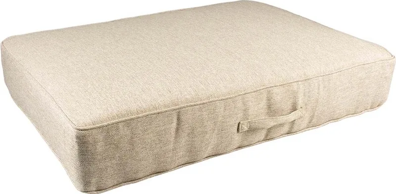 Duratex Hondenmatras - Orthopedisch Hondenkussen met Springveren - Afneembare Hoes & Anti-slip - M 80x60x14cm by Duvo+ in Beige – product photo