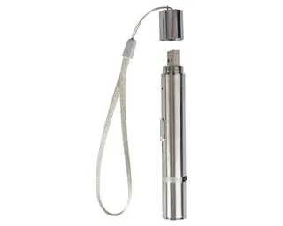 Duvo 7 in 1 laser kattenspeeltje - 11.5 x 1.5 x 1.5 cm - speelgoed voor kat de Duvo+ en Gris, Metaal – photo produit 3 sur 4