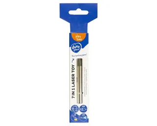 Duvo 7 in 1 laser kattenspeeltje - 11.5 x 1.5 x 1.5 cm - speelgoed voor kat de Duvo+ en Gris, Metaal – photo produit 2 sur 4