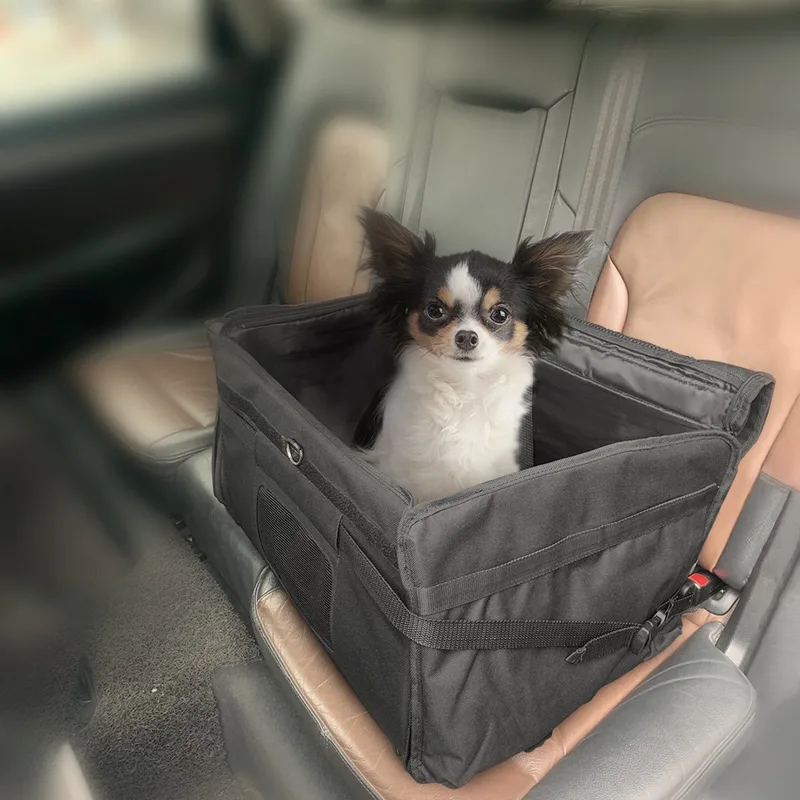 Duvoplus Autostoel Voor Hond - Isofix - Transportbox - 45x39x30cm by Duvo+ in Black – product photo