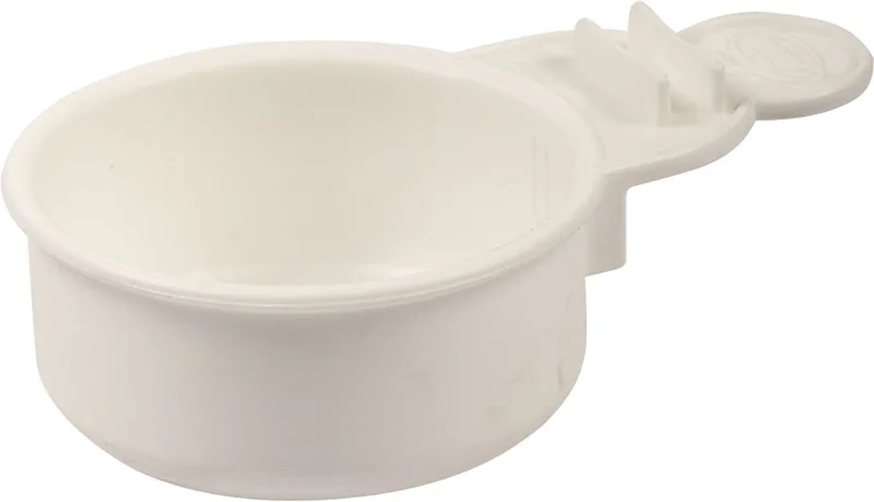 Duvoplus - Binnenvogelvoer - Vogel - Eetbakje Eivoer Met Lip 10,5x6,7x3cm - 1st by Duvo+ in White – product photo