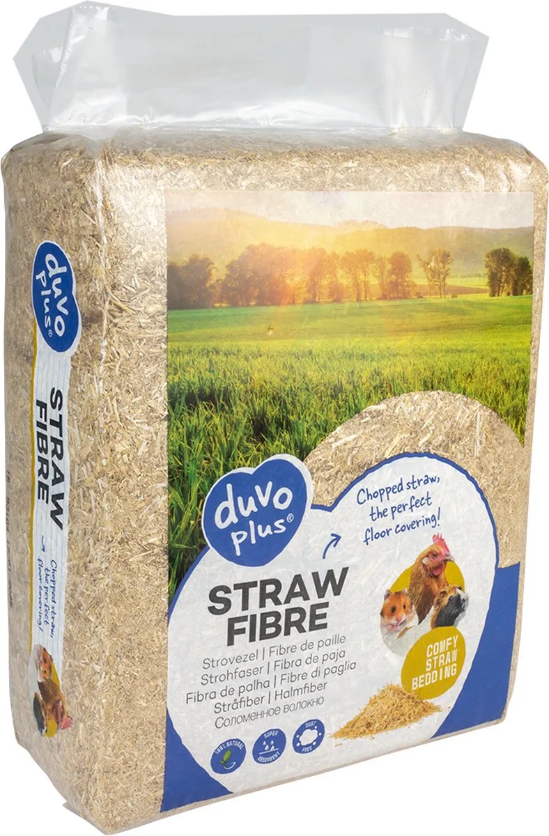 Duvoplus - Bodembedekking - Knaagdier - Strovezel 2,8kg/45l - 1st von Duvo+ – Produktfoto