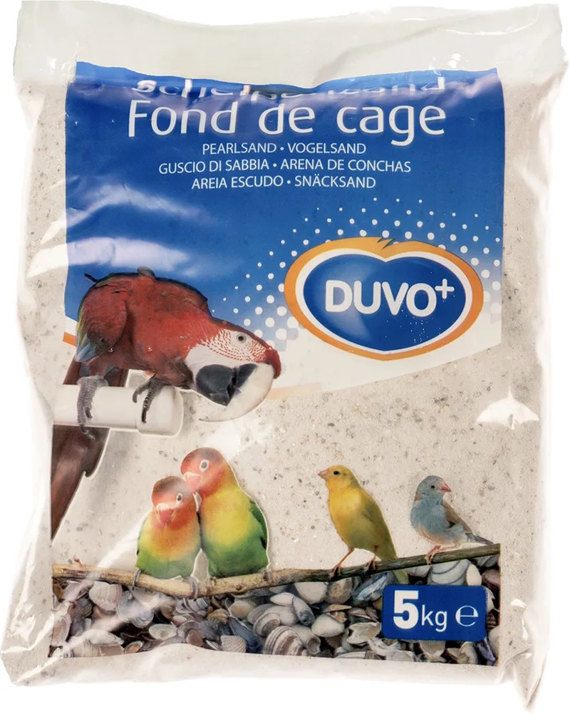 Duvoplus - Bodembedekking - Vogel - Schelpenzand 5kg Wit - 1st by Duvo+ – product photo