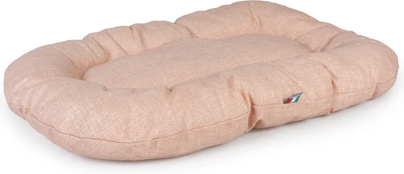 Duvoplus - Dierenkussen - Hond - Ovaal Kussen Doorstikt Mellow Xxl - 120x76x11cm - 1st de Duvo+ en Orange – photo produit