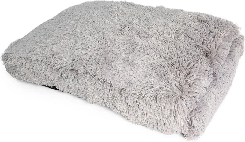 Duvoplus - Dierenkussen - Hond - Snug Rechthoekig Bed L - 97x68x18,5cm - 1st von Duvo+ in Hellgrau – Produktfoto