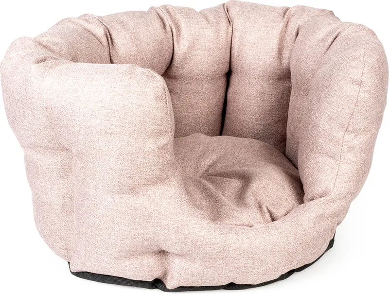 Duvoplus - Dierenkussen - Kat - Mand Ovaal Royal 50x45x27cm - 1st de Duvo+ en Rose – photo produit