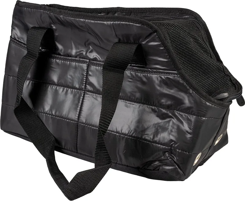Duvoplus - Draagtas - Hond - Paris Pet Bag Chic 42x21x26cm - Max. 5kg - 1st von Duvo+ in Schwarz – Produktfoto