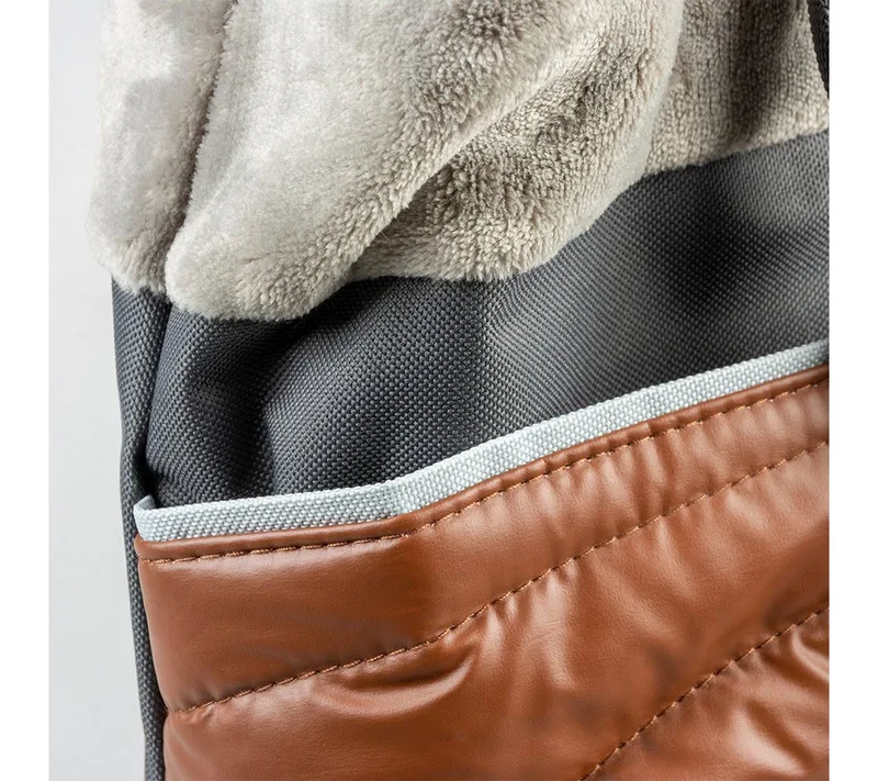Duvoplus - Draagtas - Hond - Paris Pet Bag Chic 42x21x27cm - 1st de Duvo+ en Caramel – photo produit 3 sur 3