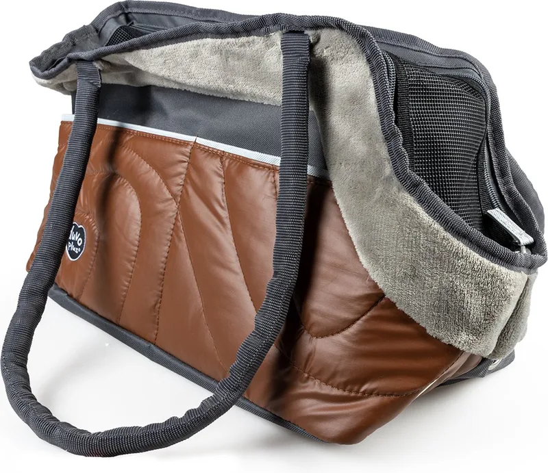 Duvoplus - Draagtas - Hond - Paris Pet Bag Chic 42x21x27cm - 1st de Duvo+ en Caramel – photo produit 1 sur 3