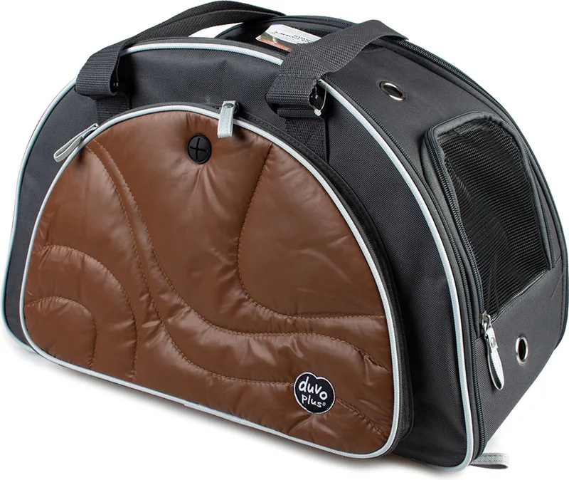Duvoplus - Draagtas - Hond - Paris Pet Bag Comfy 50x22x32cm - 1st de Duvo+ en Caramel – photo produit