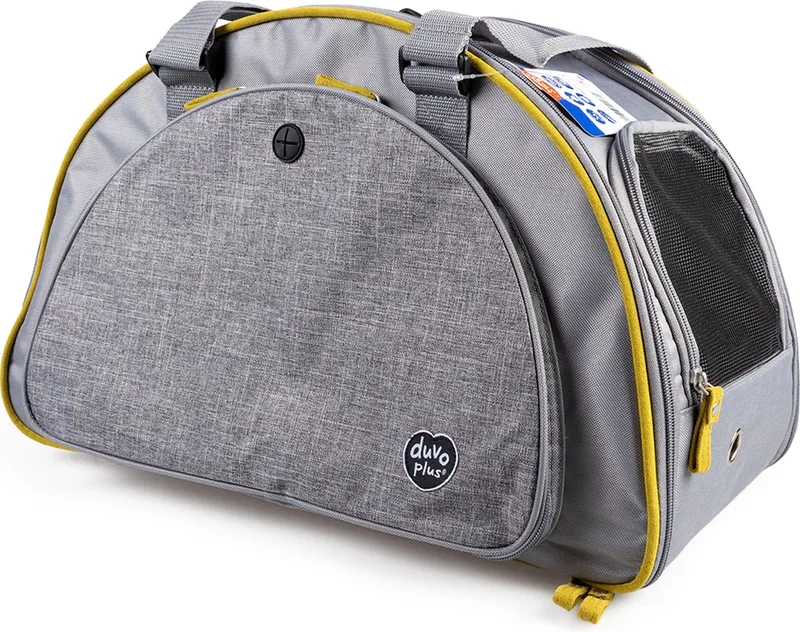 Duvoplus - Draagtas - Hond - Paris Pet Bag Comfy 50x22x32cm - 1st fra Duvo+ i Grå – produktbillede