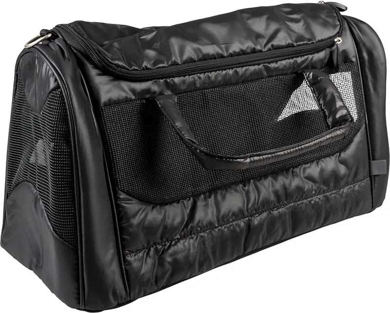 Duvoplus - Draagtas - Hond - Paris Transporter Bag 51x24x25cm - Max. 7kg - 1st by Duvo+ in Black – product photo