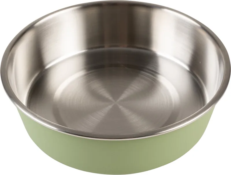 Duvoplus - Drinkbak - Hond - Eetkom Matte Fix 750ml - Ø15,8cm - 1st by Duvo+ in Green – product photo