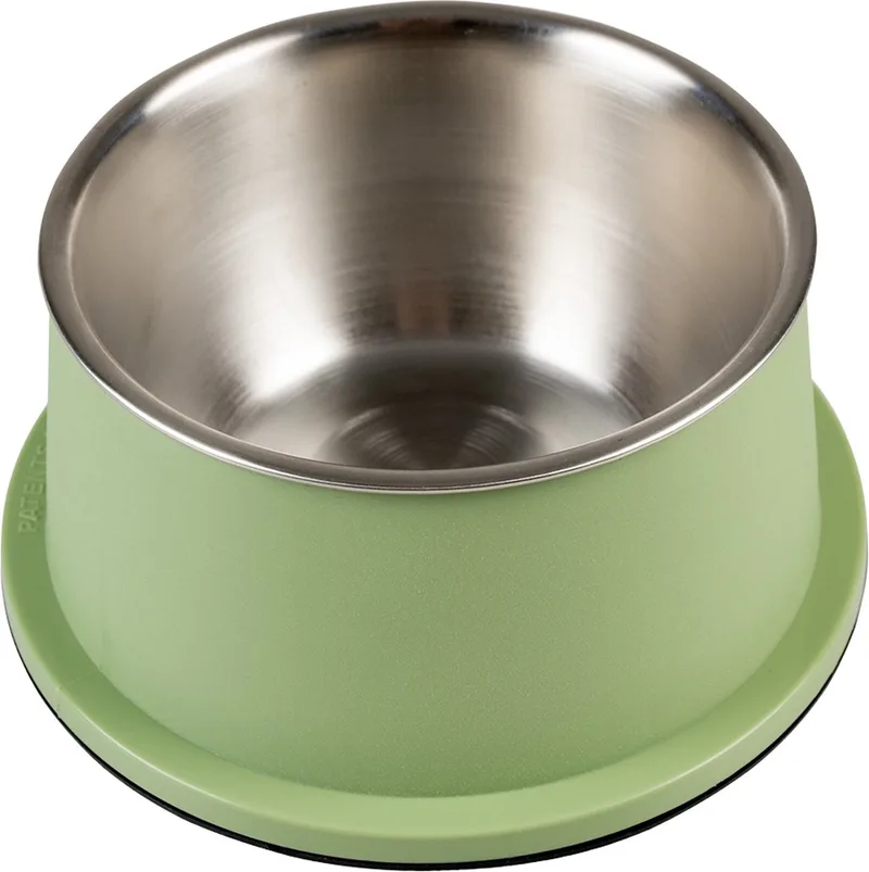 Duvoplus - Drinkbak - Hond - Eetkom Matte Fix Conic 600ml - Ø16,3x7,5cm - 1st de Duvo+ en Vert – photo produit