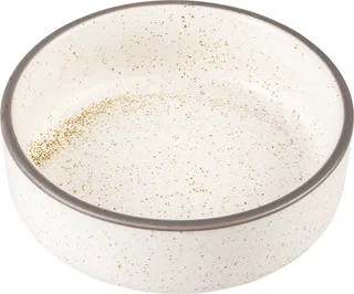 Duvoplus - Drinkbak - Hond - Eetkom Stone Speckle 330ml - S - 12,8x12,8x4,5cm - 1st by Duvo+ in White – product photo 1 of 5