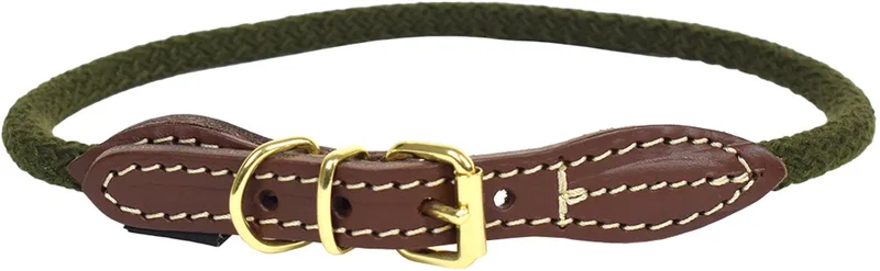 Duvoplus - Halsband Voor Dieren - Hond - Explor Forest Halsband Nylon M - 47-51cm/8mm - 1st von Duvo+ in Grün – Produktfoto
