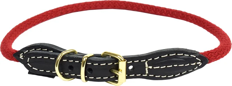 Duvoplus - Halsband Voor Dieren - Hond - Explor Forest Halsband Nylon M - 47-51cm/8mm - 1st van Duvo+ in Rood – productfoto