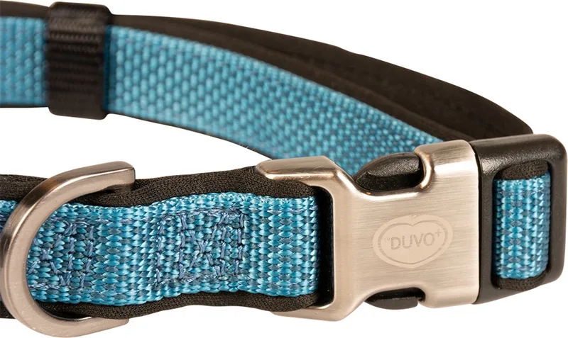 Duvoplus - Halsband Voor Dieren - Hond - Explor North Halsband Nylon L 35-55cm/20mm - 1st de Duvo+ en Petrol – photo produit