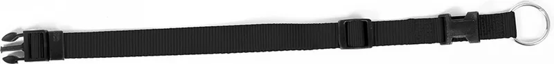 Duvoplus - Halsband Voor Dieren - Hond - Nylon Halsband Verstelbaar M-l - 35-55cm/20mm - 1st de Duvo+ en Noir – photo produit