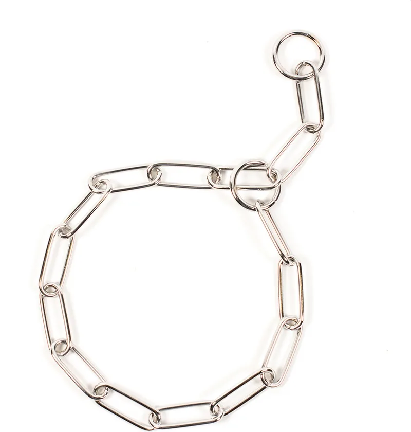 Duvoplus - Halsband Voor Dieren - Hond - Sliphalsband Met Grote Schakels, Verchroomd 60cm/3mm - 1st de Duvo+ en <> – photo produit