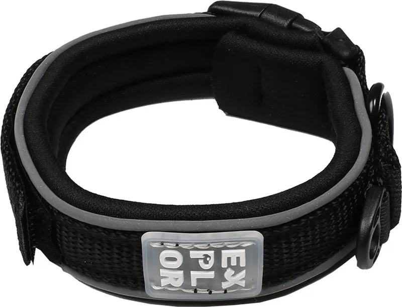Duvoplus - Halsband Voor Dieren - Hond - Ultimate Fit Comfy Halsband Fashion S - 34-38cm - 1st fra Duvo+ i Granite Black – produktbillede