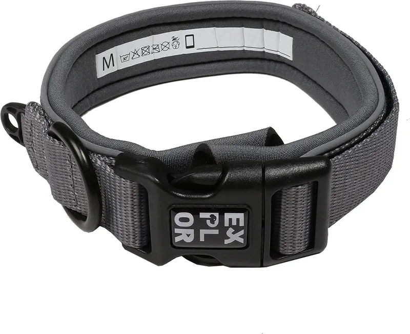 Duvoplus - Halsband Voor Dieren - Hond - Ultimate Fit Comfy Halsband Safety L - 45-51cm - 1st de Duvo+ en Silver Reflective – photo produit