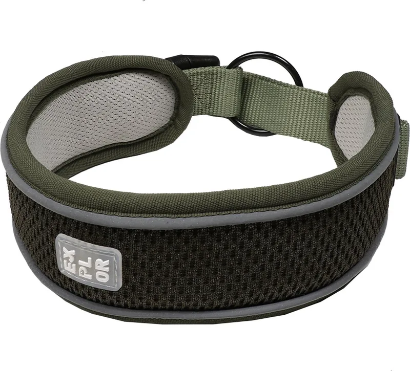 Duvoplus - Halsband Voor Dieren - Hond - Ultimate Fit Control Halsband Classic S - 34-38cm - 1st de Duvo+ en Undercover Green – photo produit