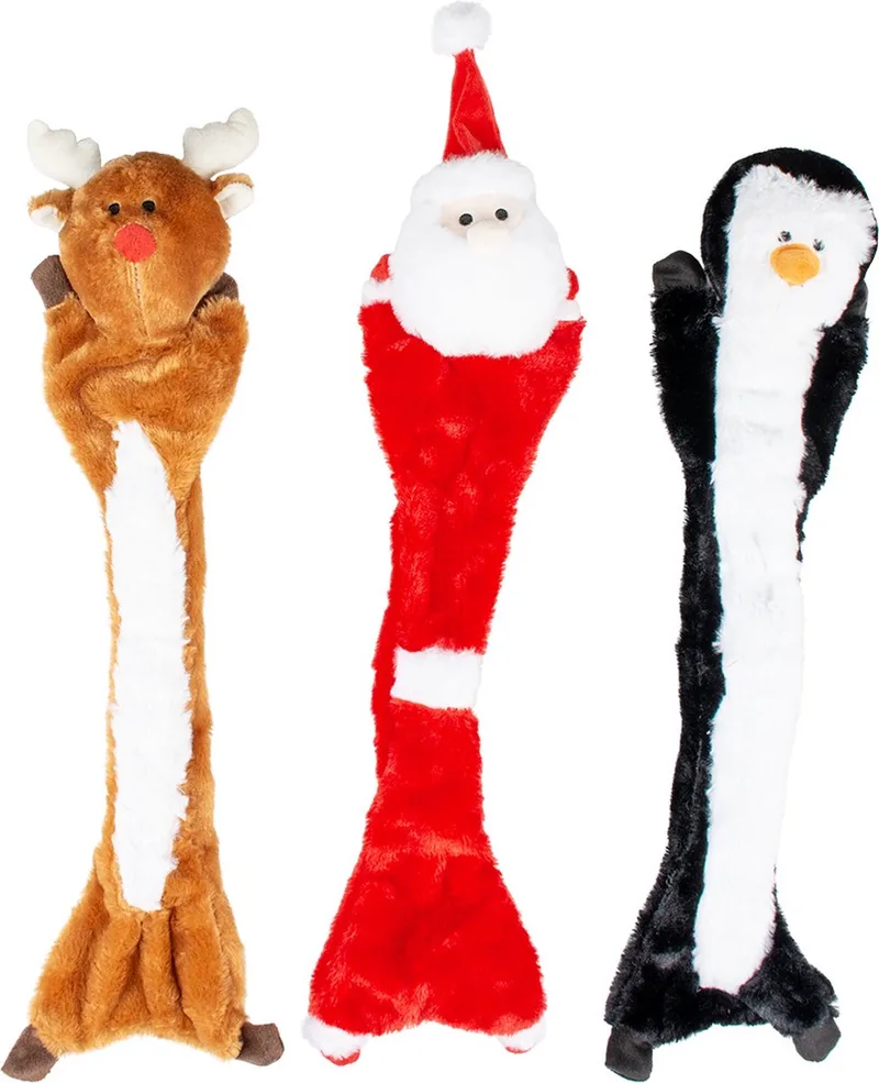 Duvoplus - Hond - Xmas Pluche Lange Knuffel Crackle 55x13x7cm - 162178 de Duvo+ en Gemengde kleuren – photo produit