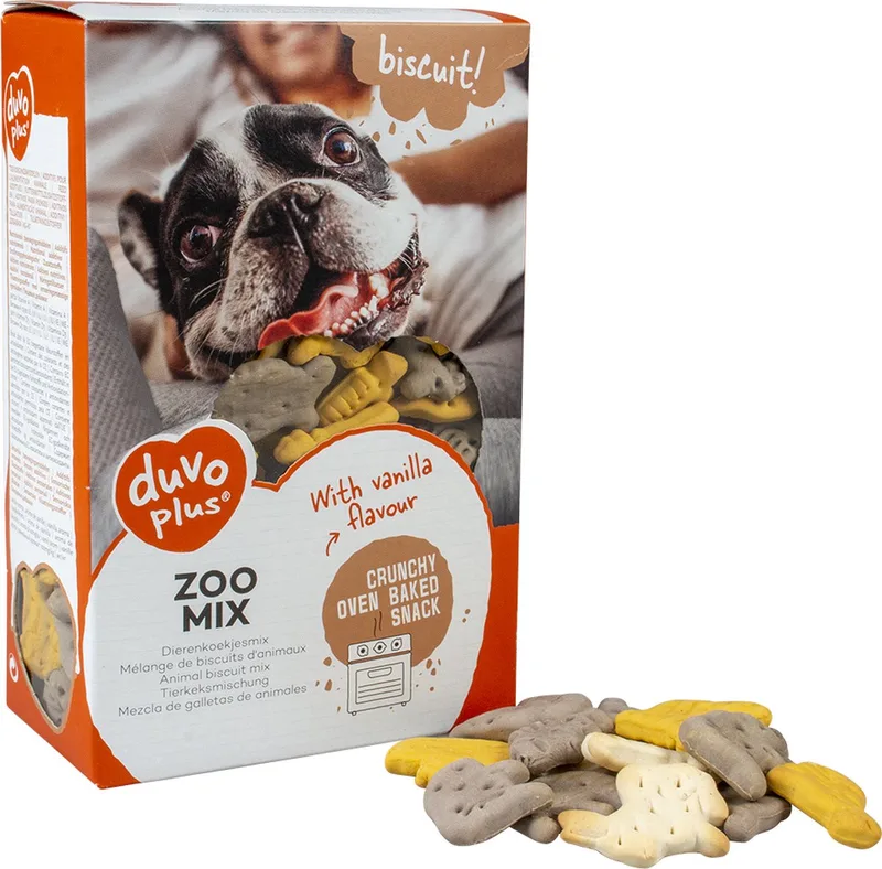 Duvoplus - Hondensnack - Hond - Biscuit! Zoo Mix 500gr - 1st von Duvo+ – Produktfoto