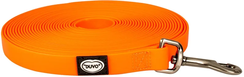 Duvoplus - Hondensnack - Hond - Explor South Trackinglijn Pvc Plat 15m 15m/20mm Neon - 1st by Duvo+ in Orange – product photo