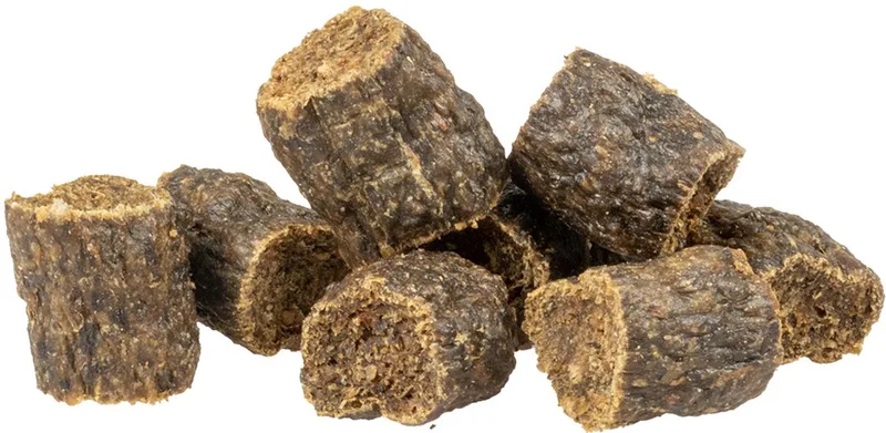 Duvoplus - Hondensnack - Hond - Farmz Atelier Zachte Runderblokjes Oregano +/-2,5cm - 100g - 1st by Duvo+ – product photo
