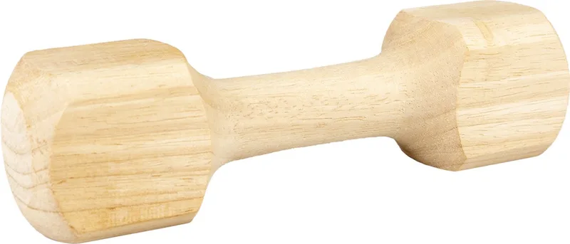 Duvoplus - Hondensnack - Hond - Houten Apporteerblok Xl - 29,5x7,5x7,5cm - 725g - 1st de Duvo+ en Marron – photo produit