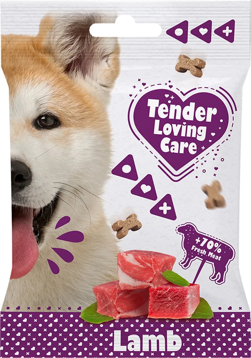 Duvoplus - Hondensnack - Hond - Tlc Soft Snack Lam 100g - Display - 1st de Duvo+ – photo produit