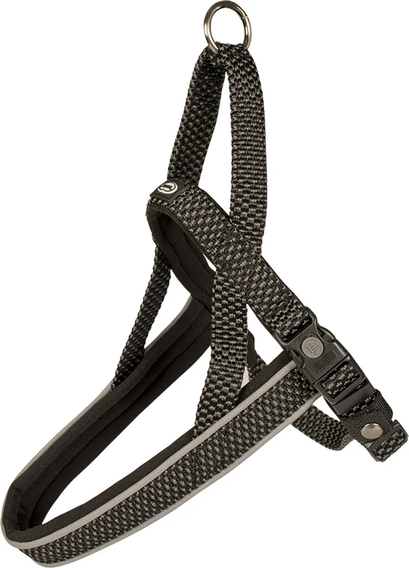 Duvoplus - Hondentuigje - Hond - Explor East Harnas Nylon Xl 65-80cm/25mm - 1st de Duvo+ en Noir – photo produit