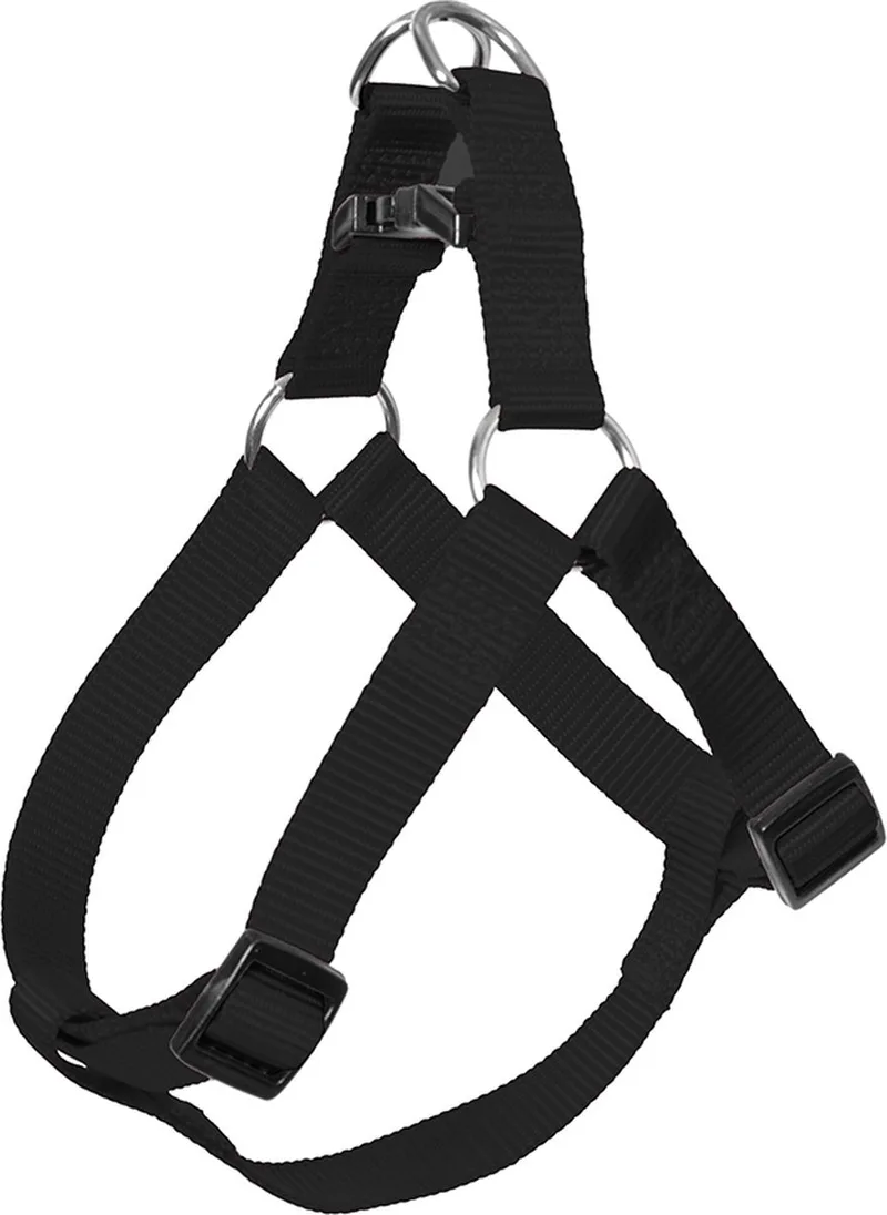 Duvoplus - Hondentuigje - Hond - Nylon Step In Harnas Xl - 80-100cm/25mm - 1st by Duvo+ in Black – product photo