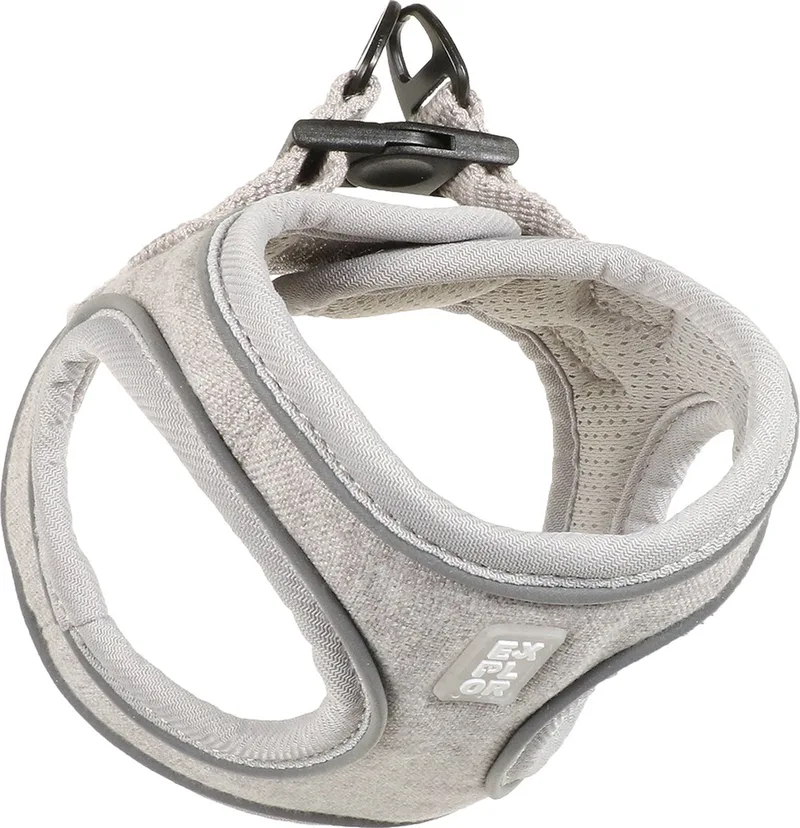 Duvoplus - Hondentuigje - Hond - Ultimate Fit Kleine Hond Harnas Xxs - 30-35cm - 1st de Duvo+ en Gris – photo produit