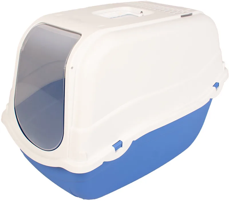 Duvoplus - Kat - Kattentoilet Curvy 66x49x47cm Lichtblauw - 194451 von Duvo+ – Produktfoto