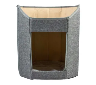 Duvoplus Kattenhuis Greta de Duvo+ en Gris – photo produit 2 sur 5