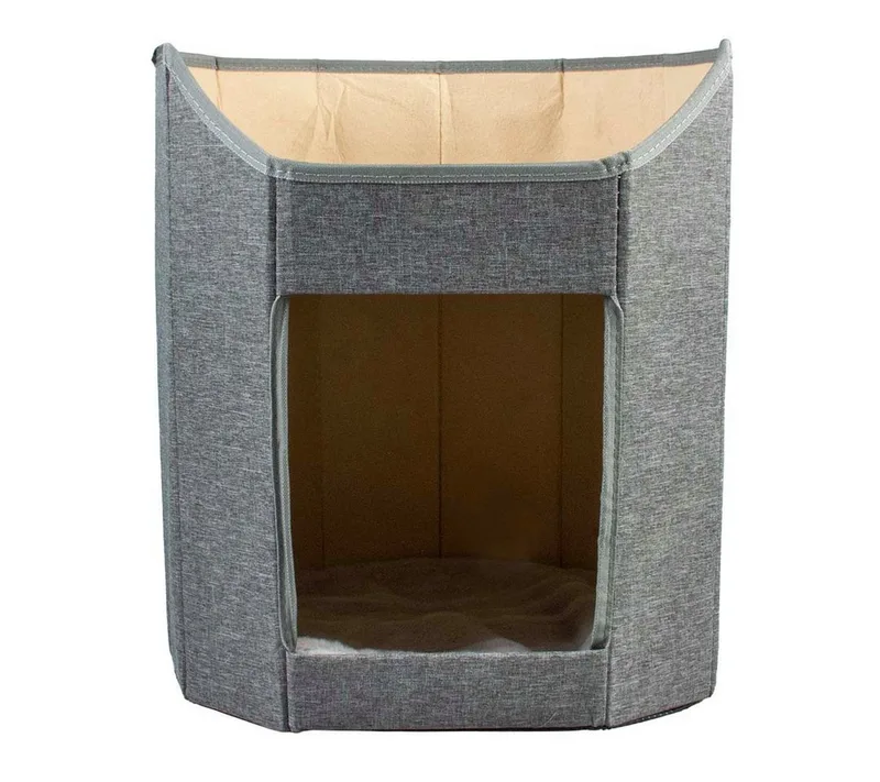 Duvoplus Kattenhuis Greta de Duvo+ en Gris – photo produit 2 sur 5